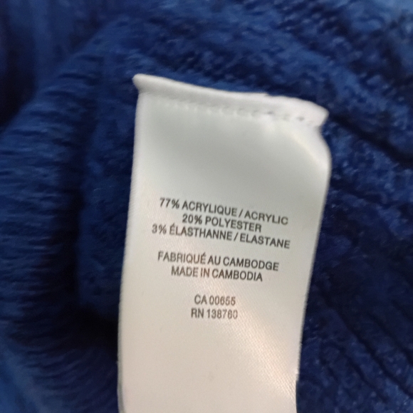 Reitmans Deep Blue Cowl Neck Sweater - Picture 5 of 6